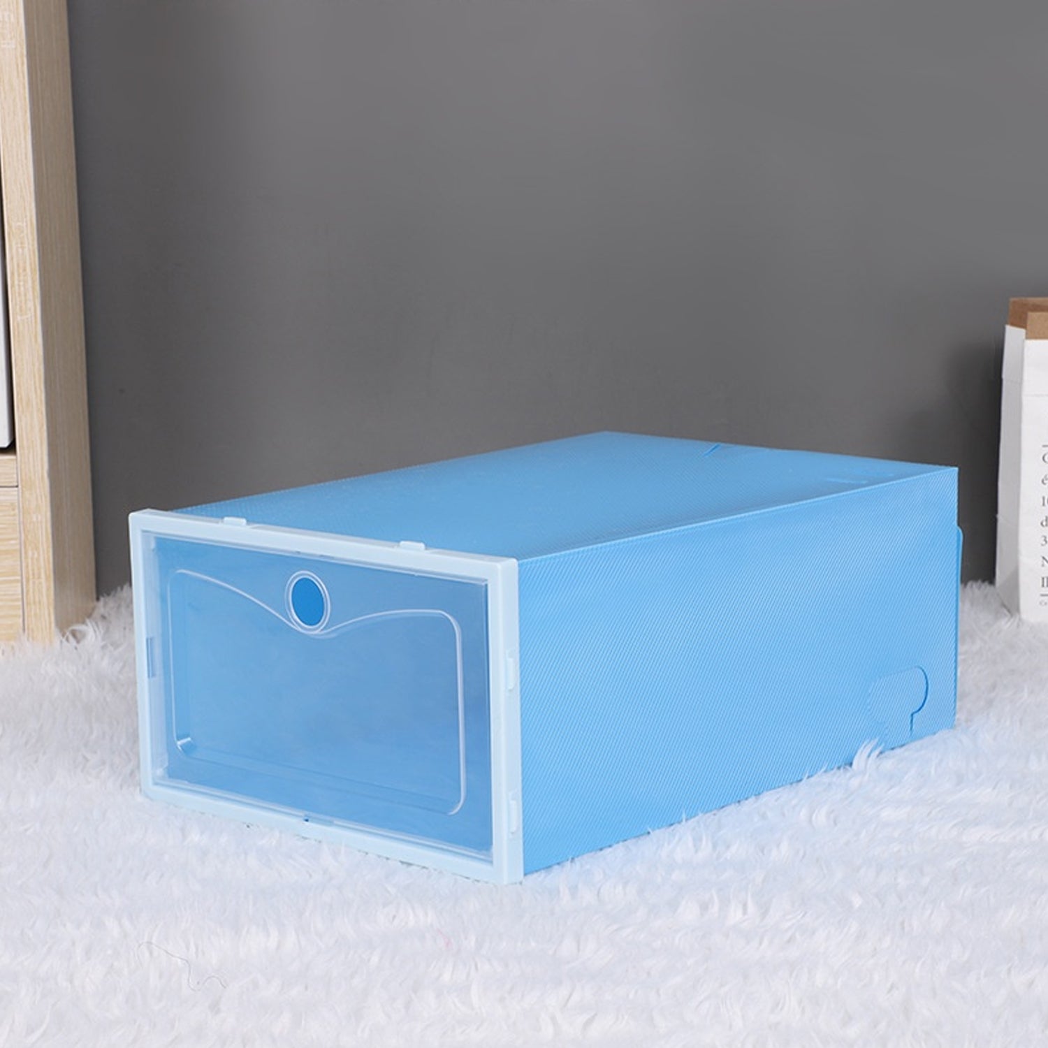 1 Layer Plastic Shoes Storage Box, Stackable Shoe Storage (1 pc / 32x21x12 CM) 1 Layer Plastic Shoes Storage Box, Stackable Shoe Storage (1 pc / 32x21x12 CM)